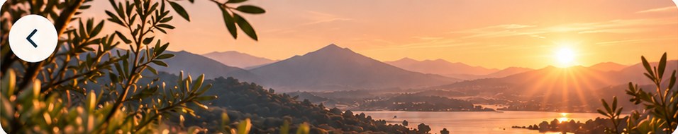Lever de soleil sur les montagnes