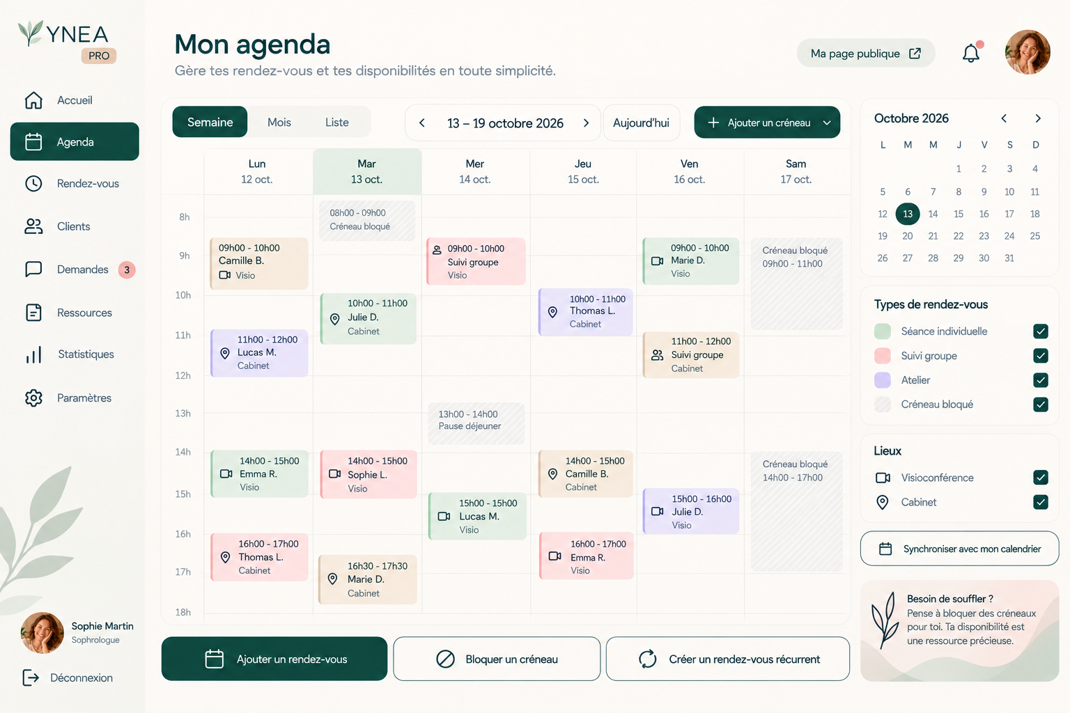 Agenda YNEA PRO