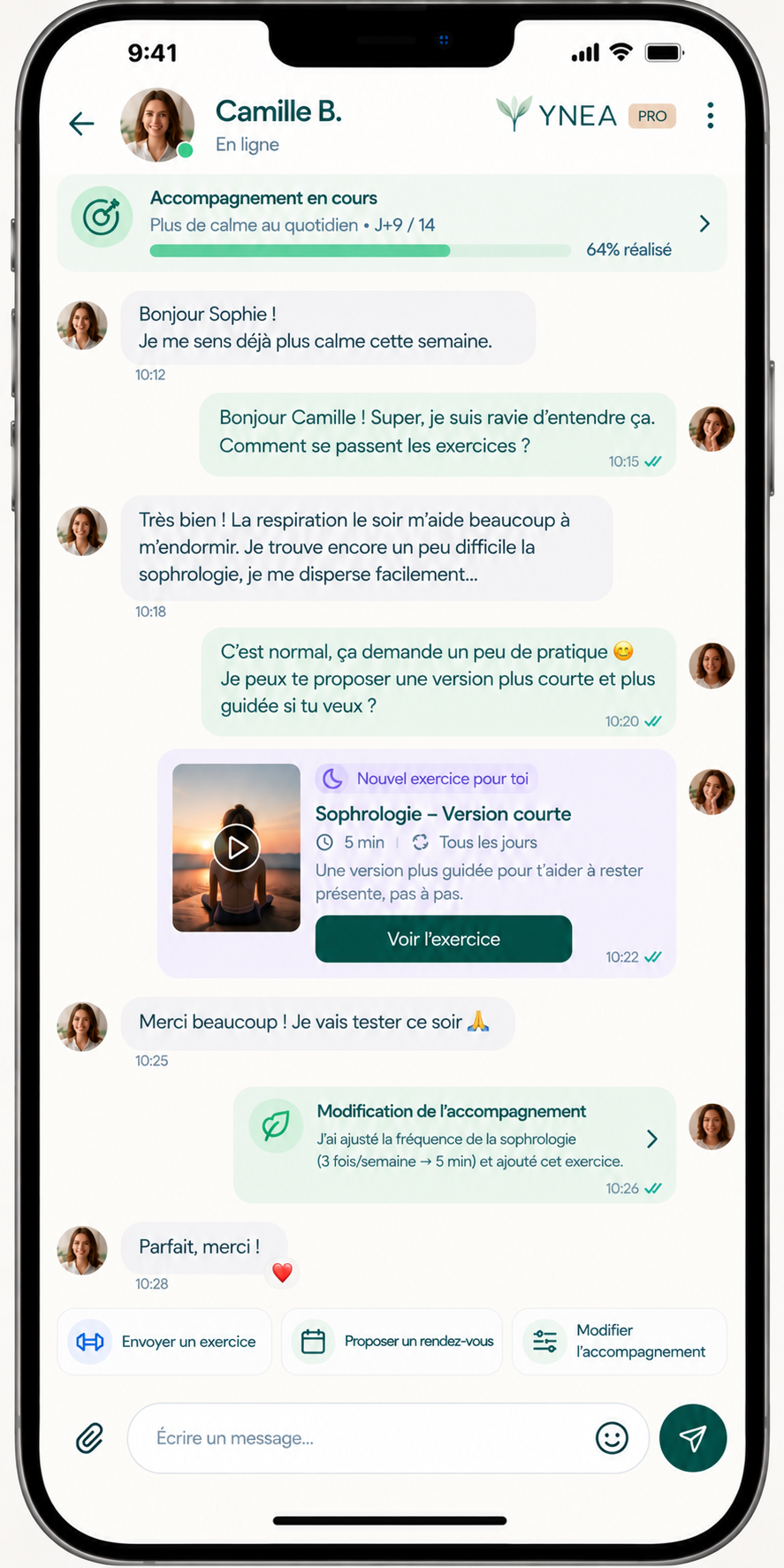 Conversation avec Camille